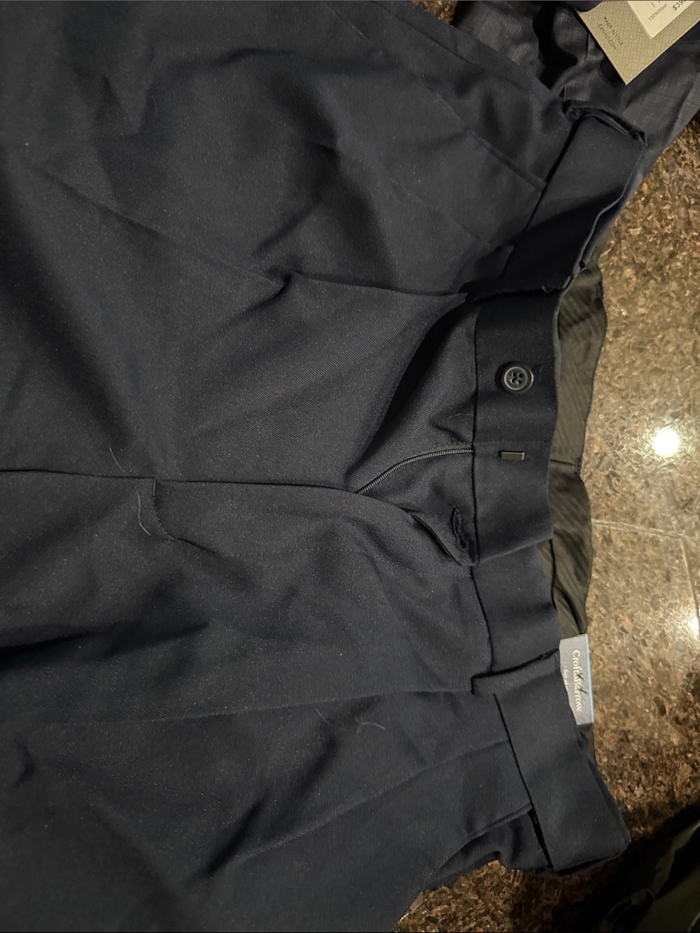 croft & barrow Men's Dark Navy Dress Pants